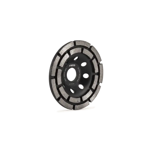 Meule-boisseau diamantée double rangée 115 mm VITO