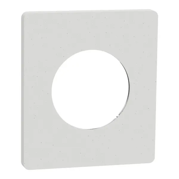 Plaque de finition Odace Architecte 1 poste effet Béton - Schneider Electric - S955802