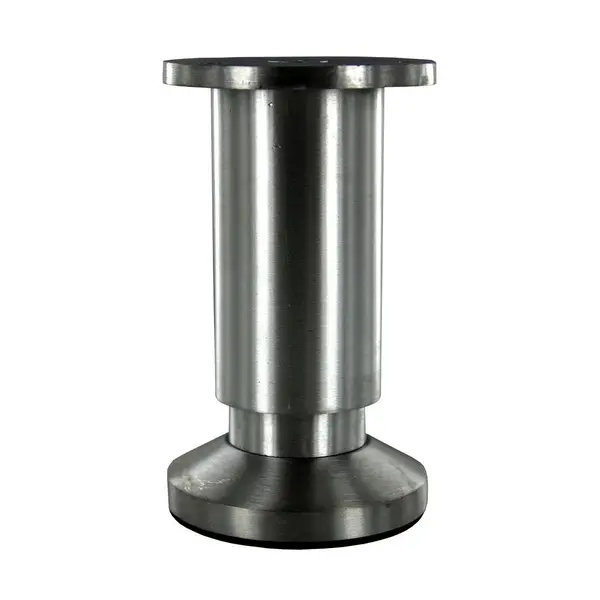Pied de meuble CIME, chromé, diamètre 3.8 cm x hauteur réglable de 10 à 12 cm - Cime