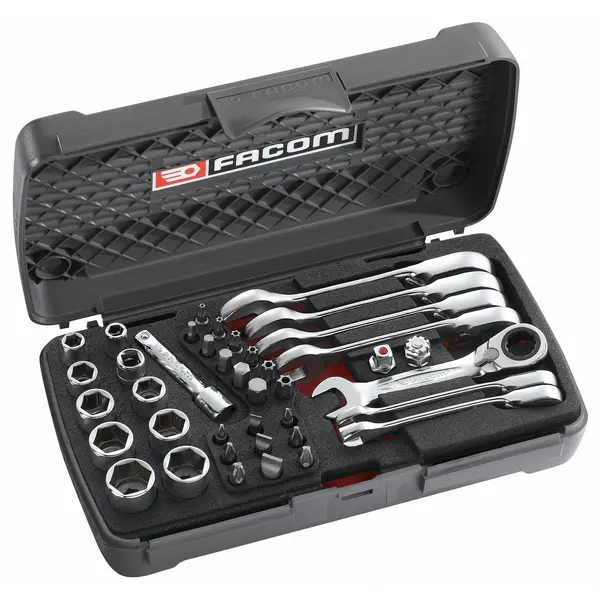 Coffret multi-serrage à cliquet ultra compact métriques 467BS.BOX Facom